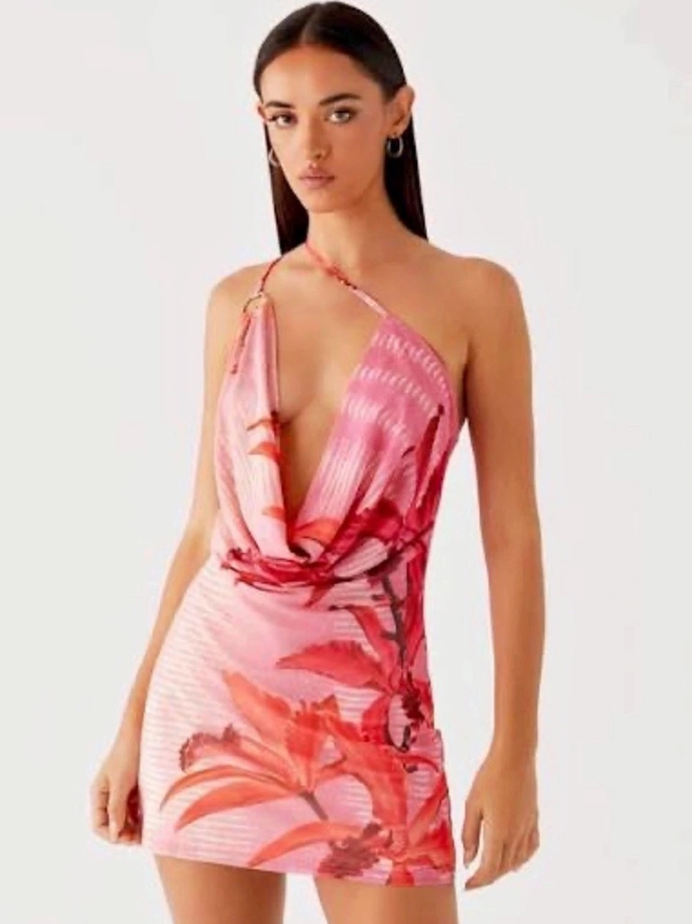 Peppermayo Bohemian Bliss Mesh Mini Dress Pink AU/US 0